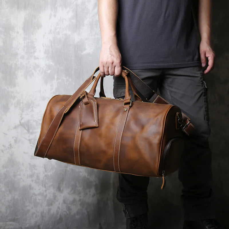 Retro Leather Travel Bag