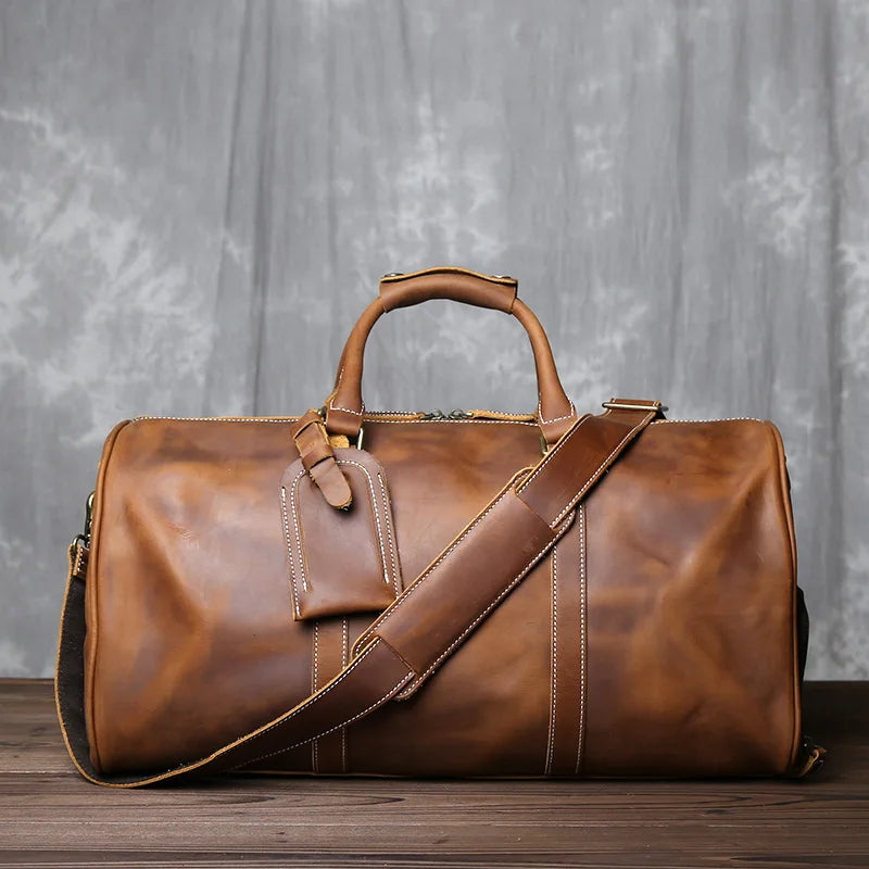 Retro Leather Travel Bag
